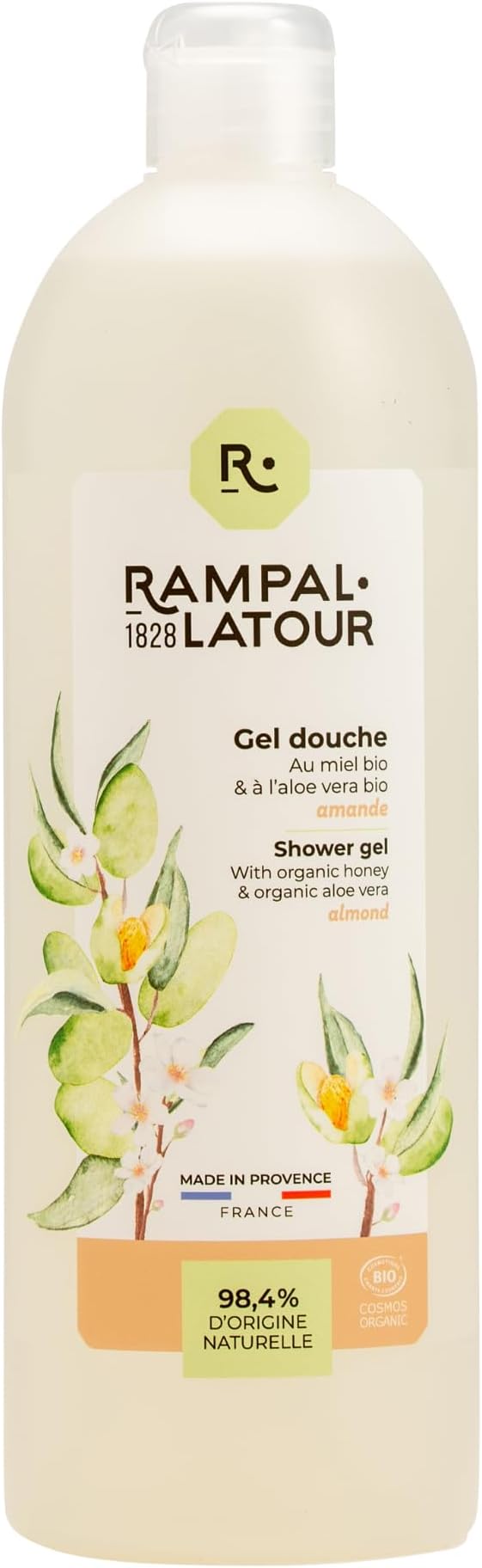 Ramal Latour Organic Shower Gel without Salts Honey Almond 1 L