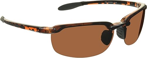 proSPORT Gafas de sol polarizadas para hombres y mujeres, humo, marrón, pesca, deportiva, ciclismo, golf, correr, béisbol, tenis, conducción