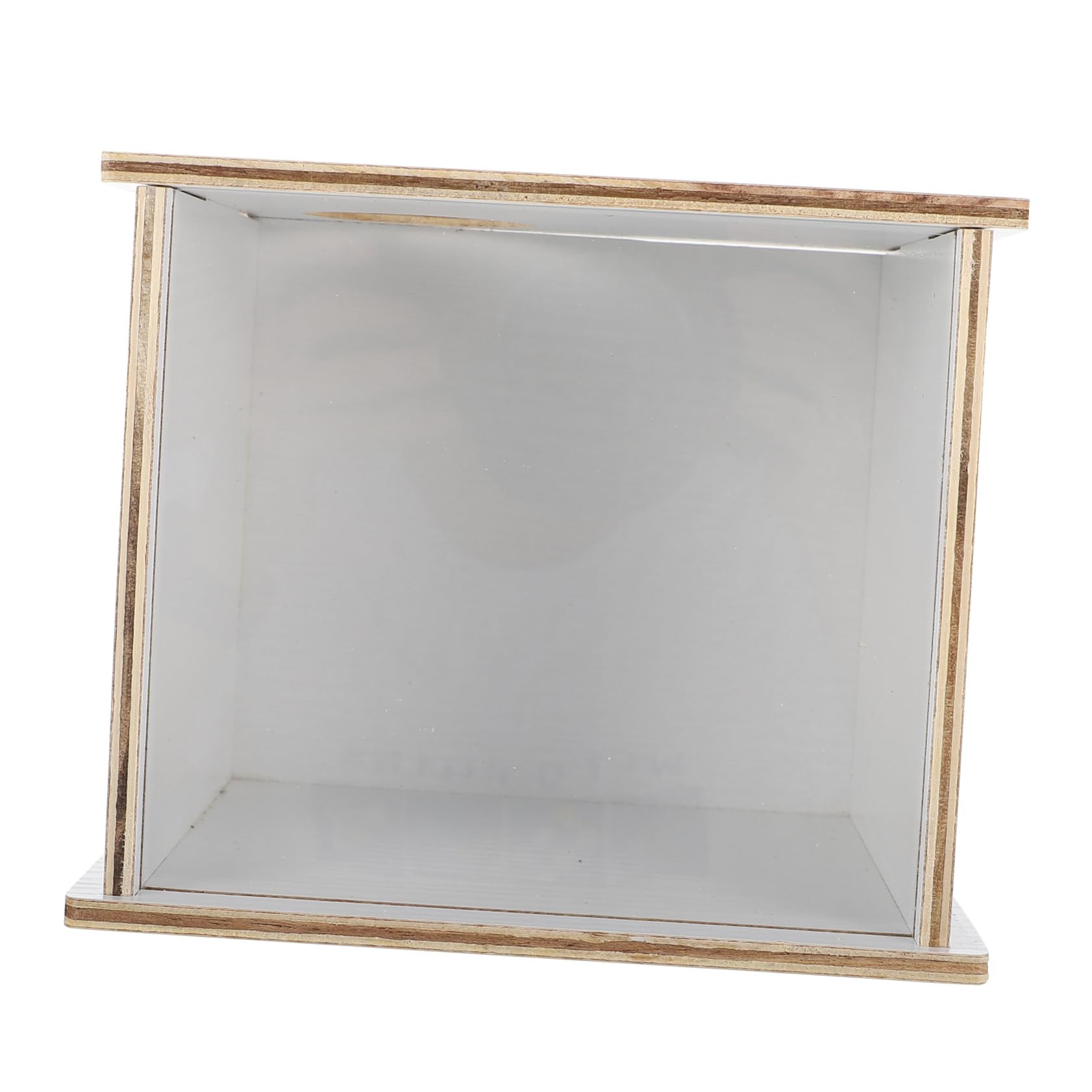 Multifunktions Sandbad für Hamster und Chinchillas aus Acryl und Holz