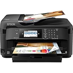 WorkForce WF-7710 Wireless Wide-format Color Inkjet Printer with Copy, Scan, Fax, Wi-Fi Direct and Ethernet, Amazon Dash Replenishment Ready
