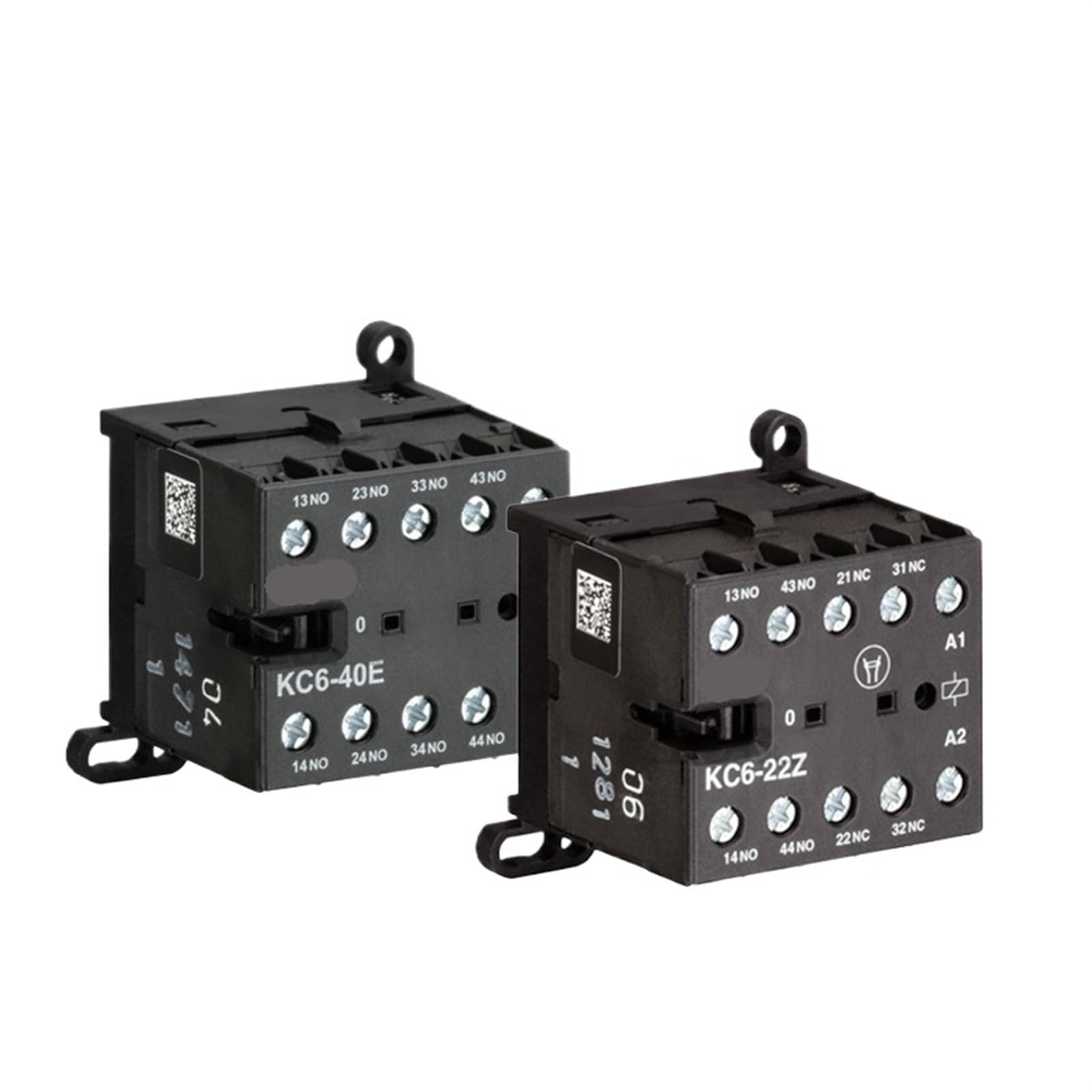 RCGKNNMUZ KC6 4-Pole Mini Contactor Relays DC Operated KC6-22Z KC6-31Z KC6-40E 1Pcs(KC6-22Z 110...127V)