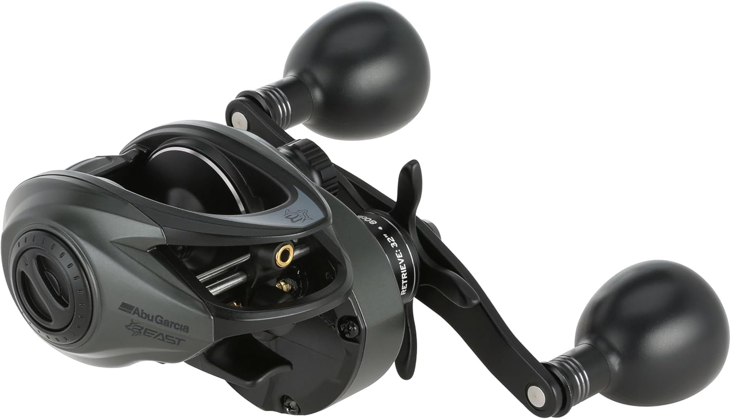 Abu Garcia Beast Low Profile Baitcasting Reel | Freshwater & Saltwater Predator Casting Fishing Reel | 7.3:1 Gear Ratio | Power Stack Carbon Drag | Aluminium Body | 2000 | Right Handed