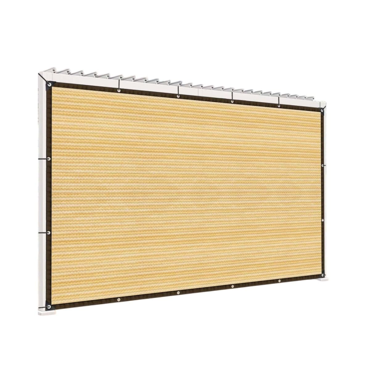 Voile d'ombrage de jardin beige pour sublimer votre arrière-cour