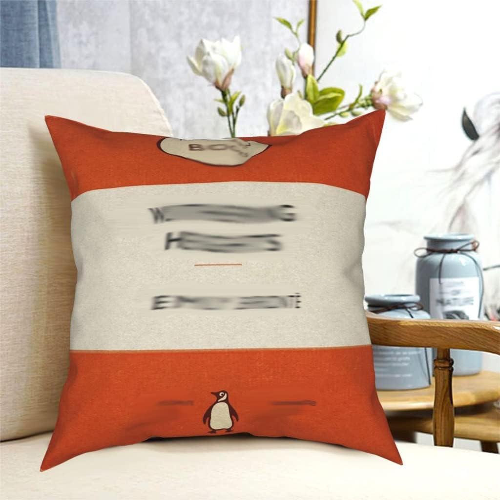 HBJWOV Decorative Fangjian Square Pillowcase Creative Decoration Pillow Suite Room Cushion Cover(45x45cm)