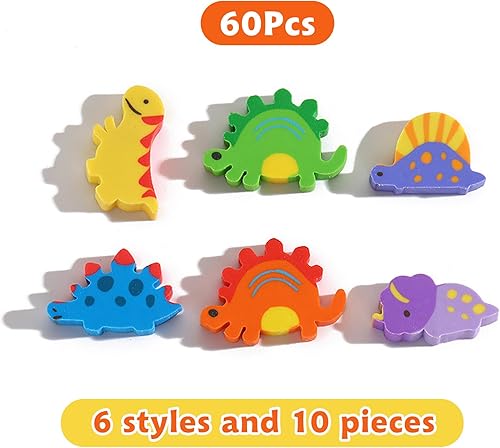 Miniatura 6 de ZAKVOOR Paquete de 78 borradores de lápiz de letras a granel para aula, recuerdo de fiesta, relleno de regalos, recompensa de trabajo escolar en casa