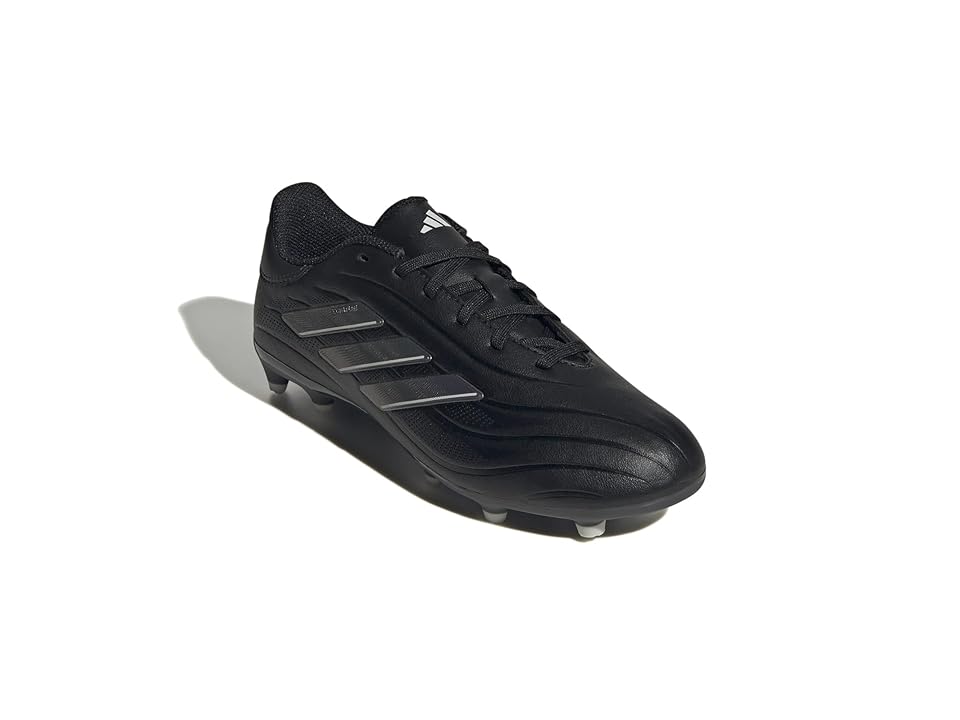 adidas Kids Soccer Copa Pure II League Firm Ground (Little Kid/Big Kid) (Black/Carbon/Grey) Kid's Shoes INTERNATIONAL SHIPPING