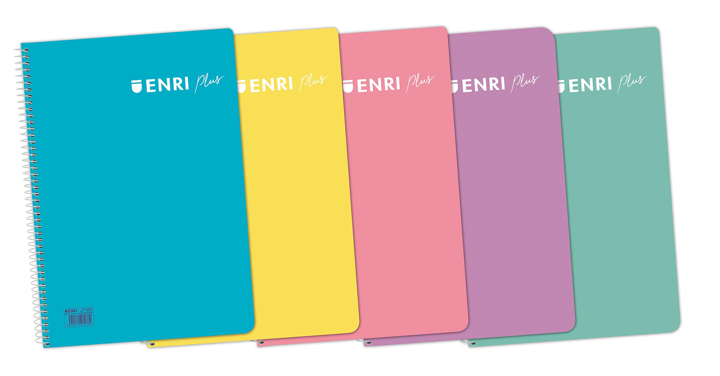 Enri Pastel Notebook Quarter 80 Sheets (5 Units)