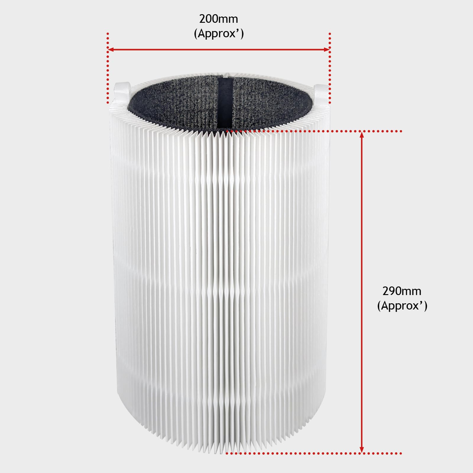 Filtro per Blueair Classic - antiparticolato + carbone attivo, 32,6 x 23,4 x 6,9 cm | 888102379
