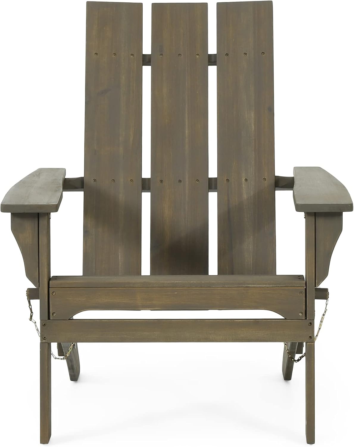 Christopher Knight Home Zuma Outdoor Foldable Adirondack Chair - Acacia Wood - Gray