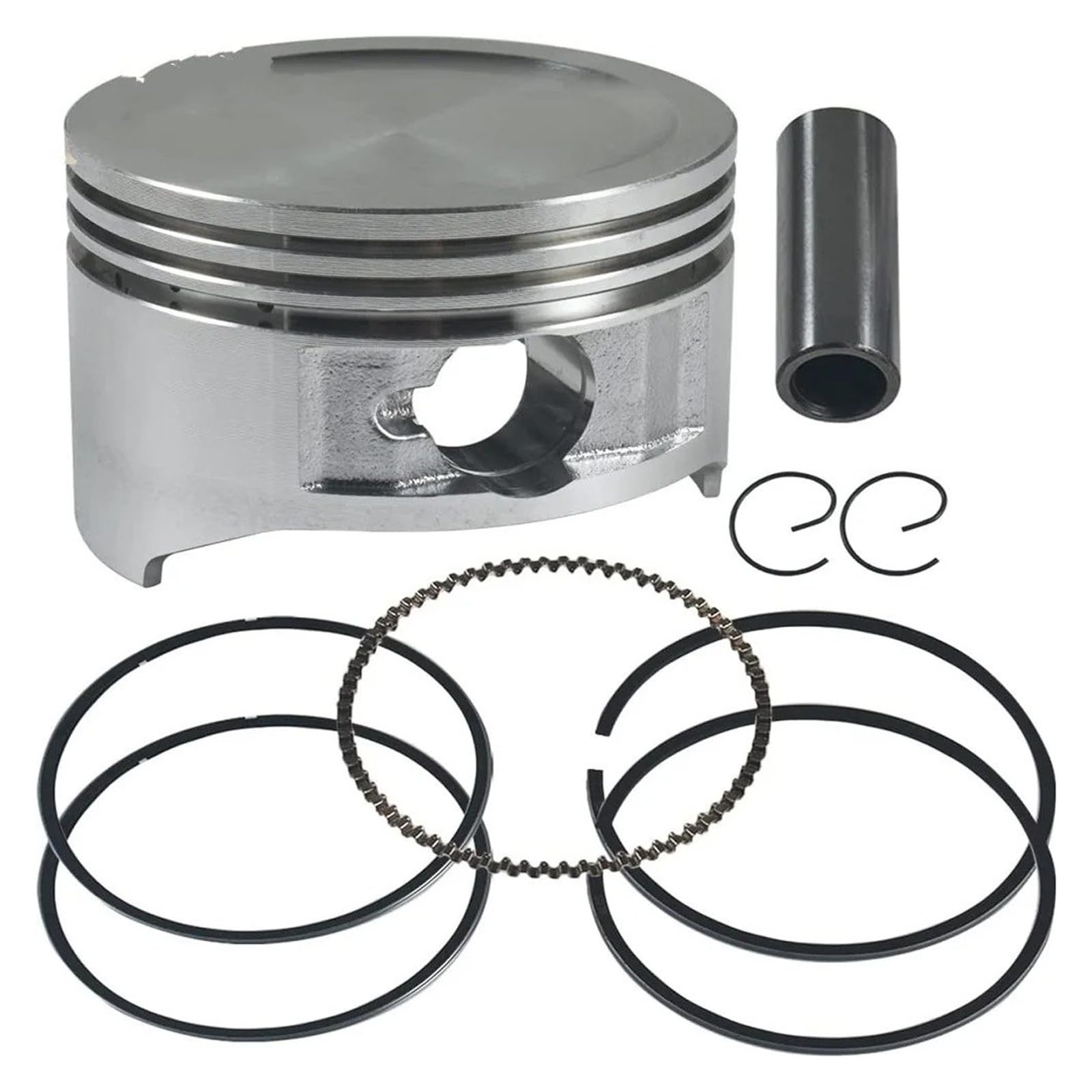 Cilindro Motosierra Para ZONGSHEN Motocicleta Para ZS155 Accesorios Reacondicionados Kit Pistón Motor 60mm Diámetro 13mm Pin Para Pit Dirt Bike Todoterreno Pistón
