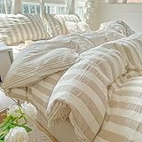 LYQZY Juego de sábanas de 4 piezas, sábanas de algodón, sábanas de bolsillo extraprofundo, cama transpirable y suave, juego de seda de hotel, ropa de cama de algodón fácil de lavar (marrón, 96 x 98