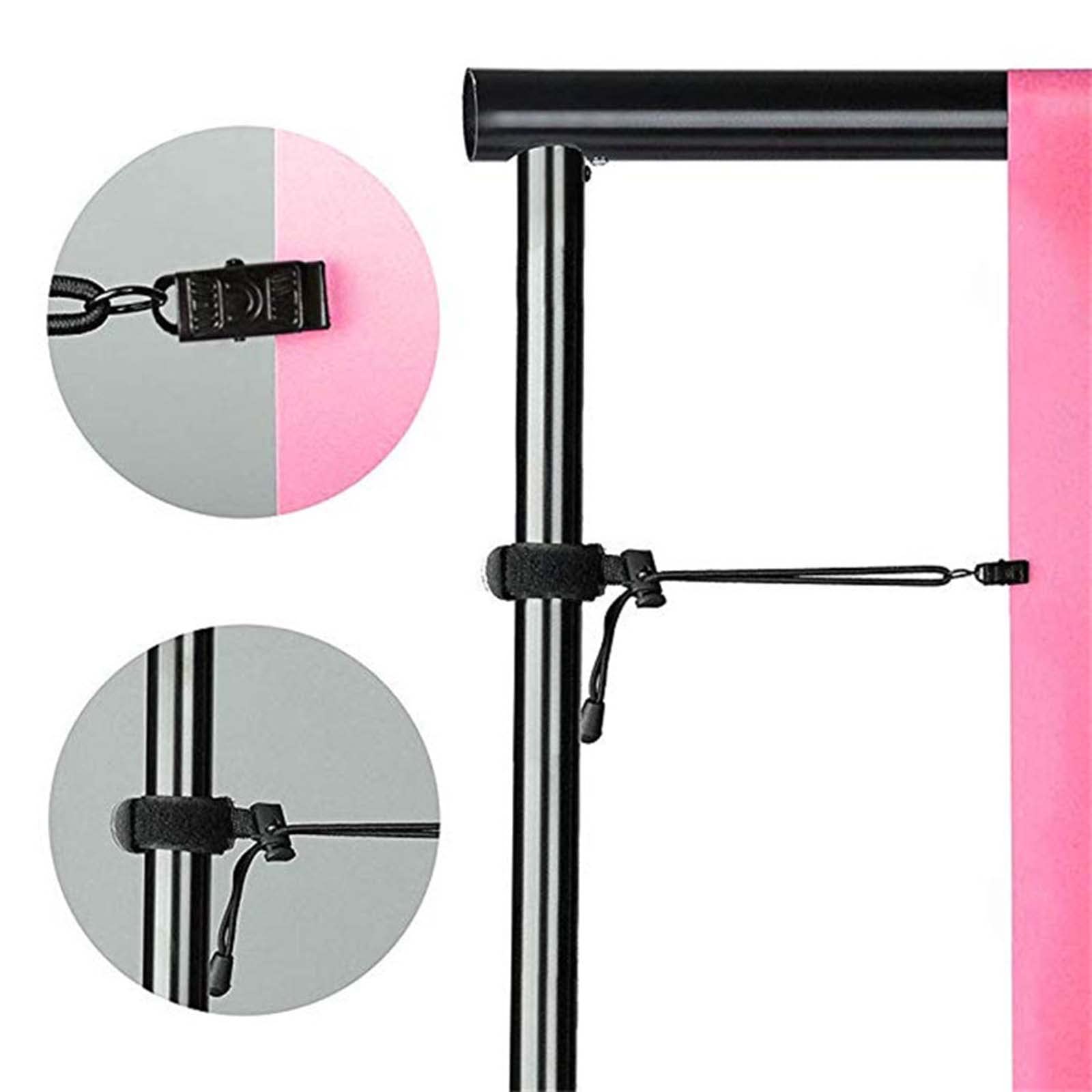 6Pcs/Pack Background Cloth Clamps Photography Work Room Backdrop Clips Holder 200mm/7.87inch Adjustable Elastic Cord