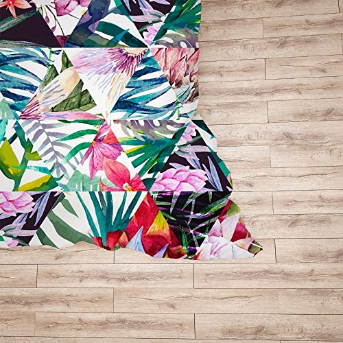 Parure de lit durable motif tropical polyester ultra doux CHEHONG - 6