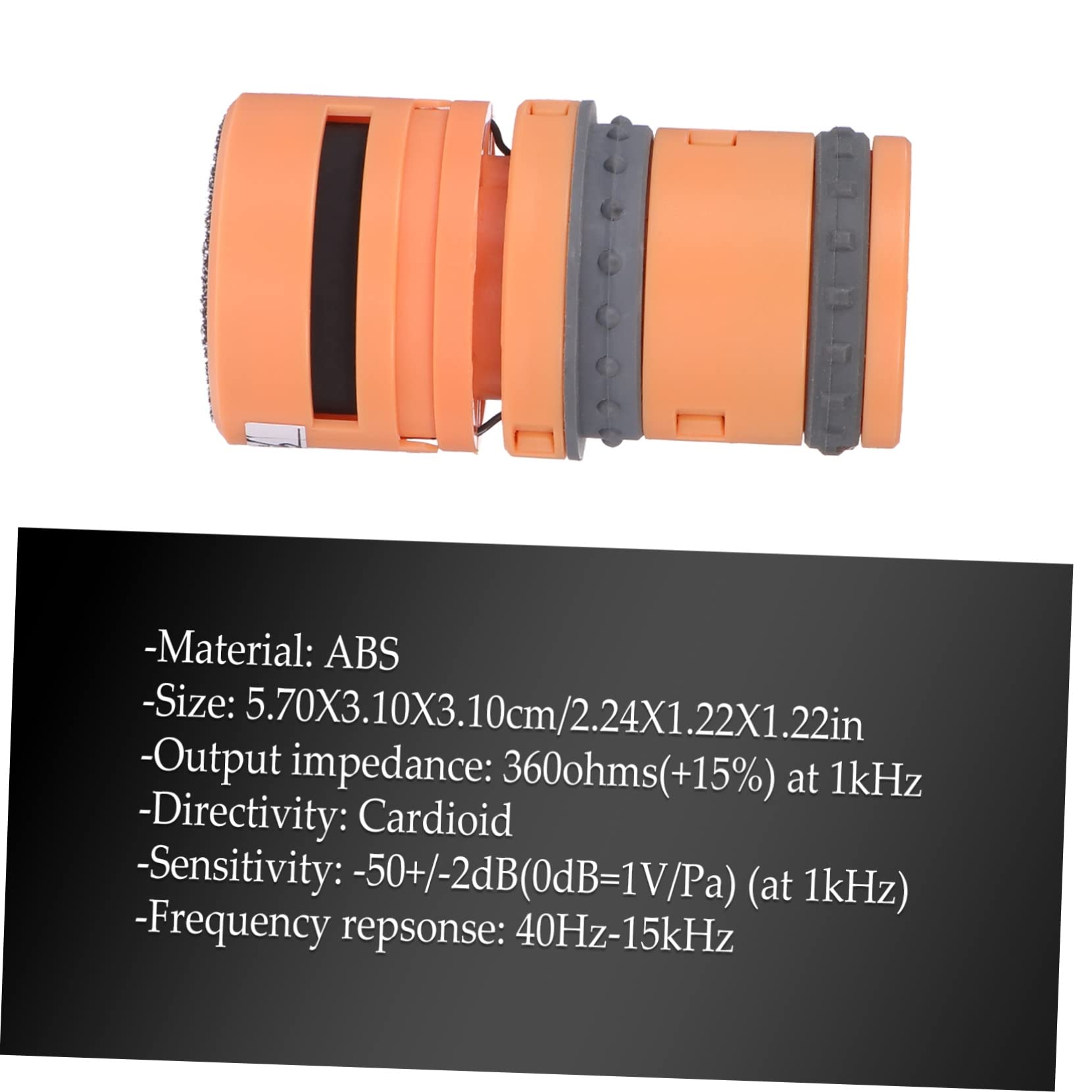 HEMOTON 3pezzi Microfono Mano Cardioide Capsule Ricambio Per Voce e Facile Installazione Per Live Streaming e Karaoke