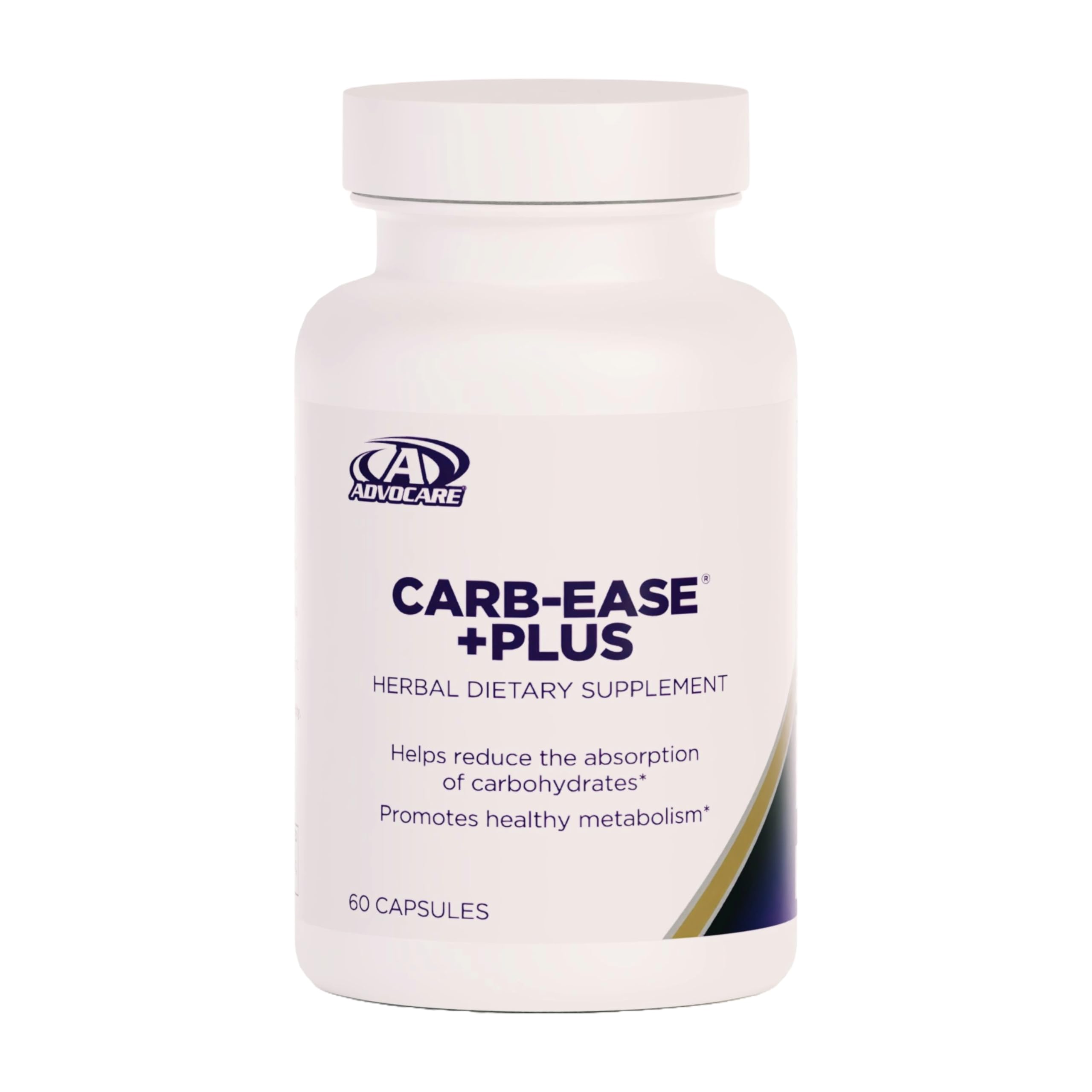 AdvoCare Carb-Ease Plus - Carb Blocker Supplement with Kidney Bean, Grape Seed & Green Coffee Extracts - Supports Healthy Metabolism* - 60 Capsules