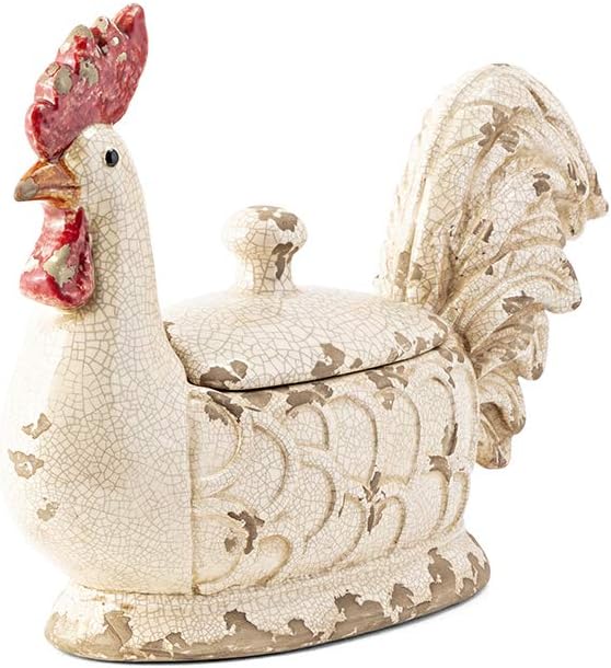 Up To 60% OFF IMAX 50312 Parker Lidded Dish, Red (Small) - Rooster Shaped Dish with Lid, Butter Dishes - Home Decor Accessories Get Popular Offer IMAX 50312 Parker Lidded Dish, Red (Small) - Rooster Shaped Dish with Lid, Butter Dishes - Home Decor Accessories