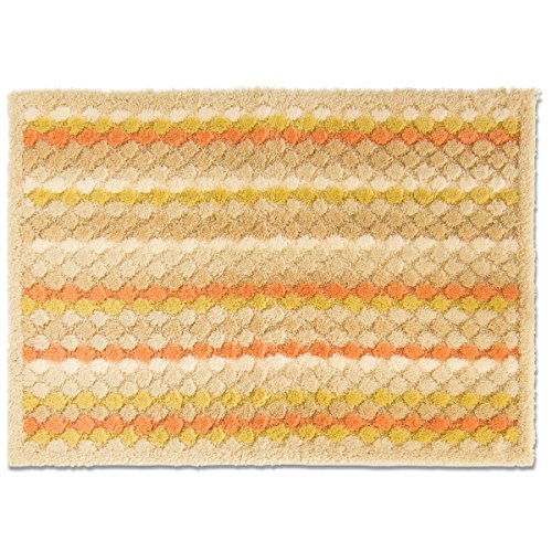 オカ バスマット 乾度良好 抗カビプラス 吸水 速乾 約50×70cm ベージュ