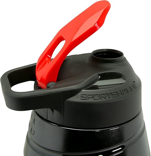 Miniatura 4 de 5 Nutrition Botella de agua de medio galón con asa botella de agua de 64 onzas jarra de agua grande para deportes botella de agua de gimnasio de 64