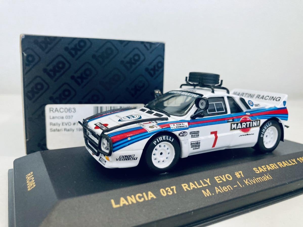 Amazon | 1/43 IXO ランチア ラリー 037 Evo #7 M.アレン サファリ