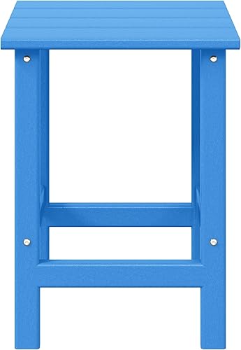 Miniatura 3 de WestinTrends Malibu - Mesa auxiliar cuadrada para exterior para silla Adirondack, azul pacífico