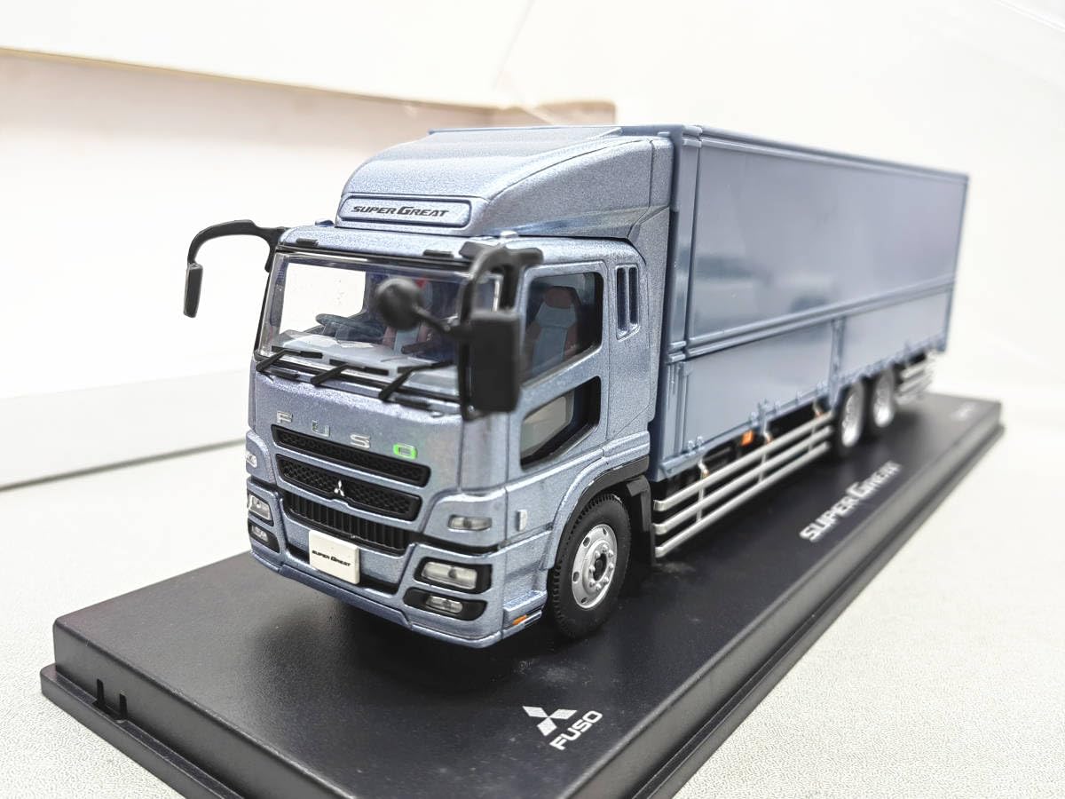 Amazon.co.jp: 1/43 三菱 ふそう スーパーグレート V ウイング BL 