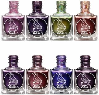Parrot Polish Multichrome Nail Polish Vampire Collection - 8 Bottles | Multichrome Nail Polish, Quick Dry, Vegan, and Cruelty-free.