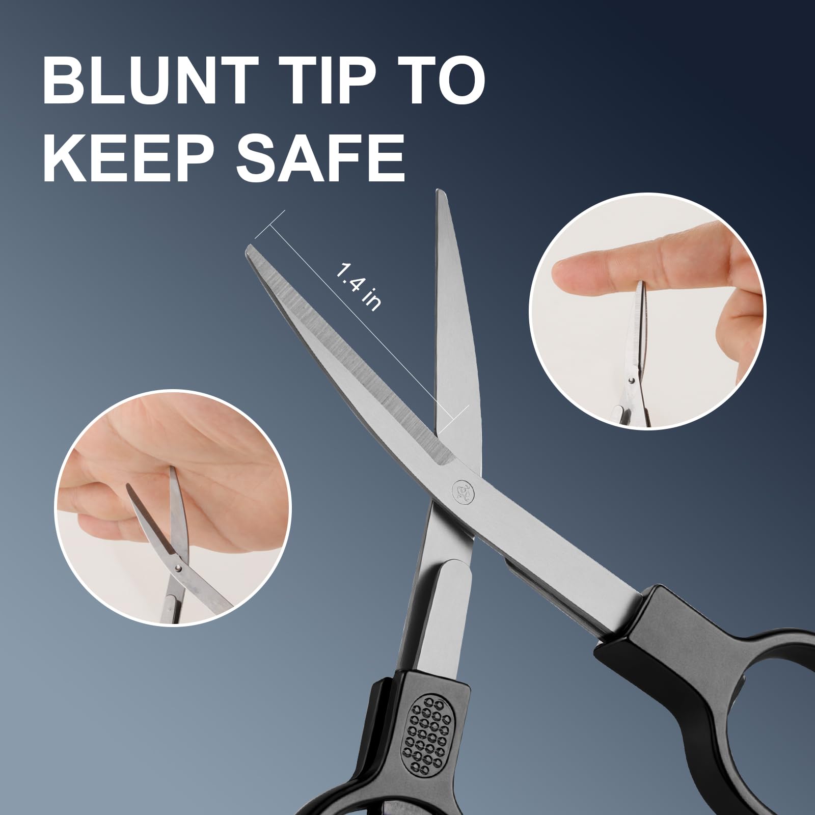 2pcs Mini Ciseaux Pliants En Acier Inoxydable, Petits Ciseaux De Poche Pour La Sécurité Porte-Clés Portable Voyage Maison Bureau Artisanat Couture Accessoires Pour Infirmières (Argent