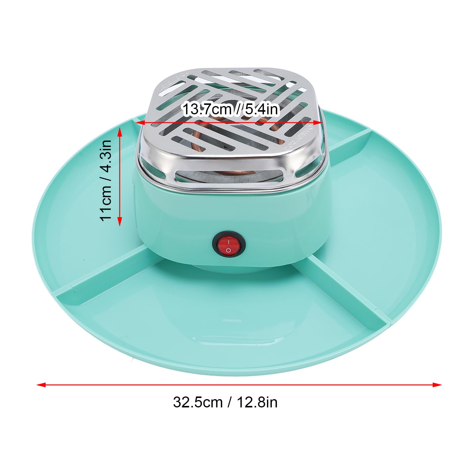 Electric Smores Maker, Adjustable Temperature Smores Kit Efficient Heating Electric Marshmallow Roaster for Indoor Tabletop Dessert Roasting