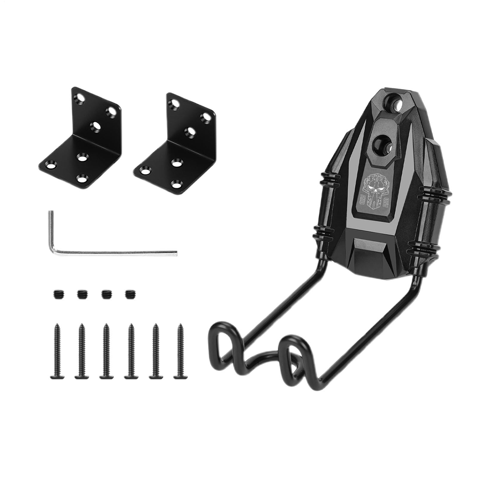 Estante de pared por pedal para colgar bicicletas en espacios reducidos