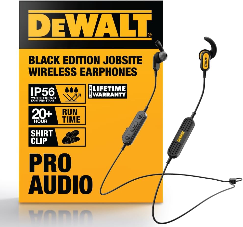 DEWALT Heavy Duty Neckband Bluetooth...