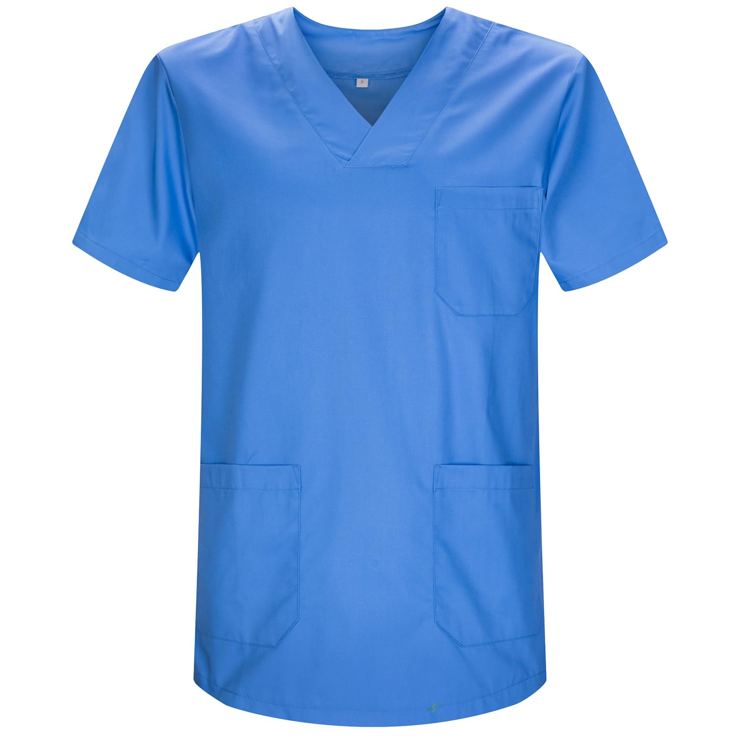 Scrub Top Unisex Scrubs - Medical Uniform V-Neck Tunic Scrub Top 817