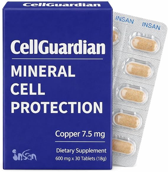 Insan Cell Guardian Bamboo Supplement Trusted Korean Tradition Detox Formula With Garlic & Fermented Rice Tablets For Everyday Wellness, 30 Tablets 18g