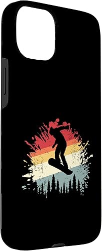 Miniatura 18 de Funda retro para iPhone 11 Snowboarder Snowboard Snowboard
