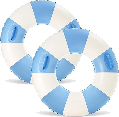 Miniatura 14 de 2 flotadores inflables para piscina, fiesta, lago, playa, adultos, flotadores, tubos de natación, flotadores para decoración de fiesta de playa y