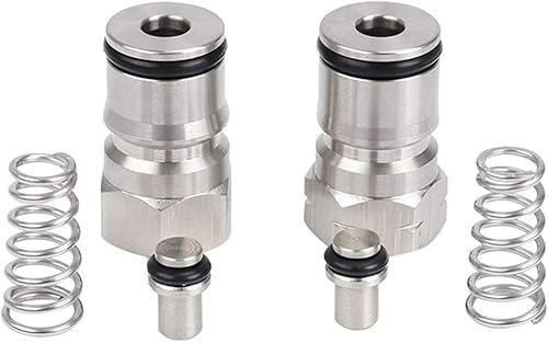 Miniatura 8 de MRbrew 2 pares de postes de bloqueo de bola, acero inoxidable 304 Homebrew 1932 pulgadas -18 Co2 kegerator de gas de CO2 líquido de cerveza,