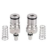 MRbrew Cornelius Type Ball Lock Keg Posts,Stainless Steel Poppets and Springs,Poppet Female Thread Gas + Liquid 19/32-18 Thread (Post & Poppet)
