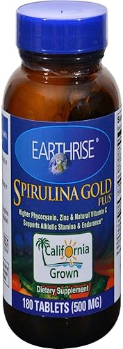 Earthrise Spirulina Gold Plus, 180 unidades