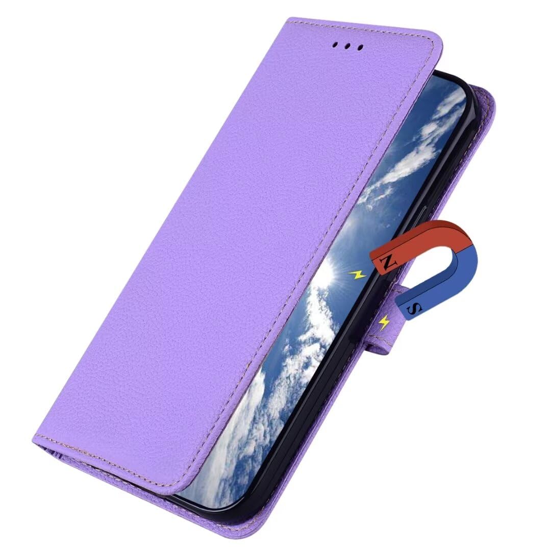 Custodia a portafoglio per Motorola Moto Edge 40 Neo con porta carte, in pelle PU con