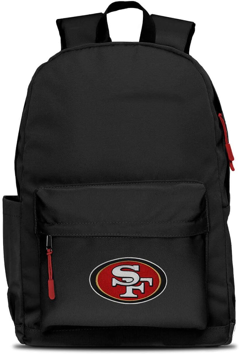 Denco San Francisco 49ers Campus Backpack - Ideal for the Gym, Work, Hiking, Travel, School, Weekends, and Commuting