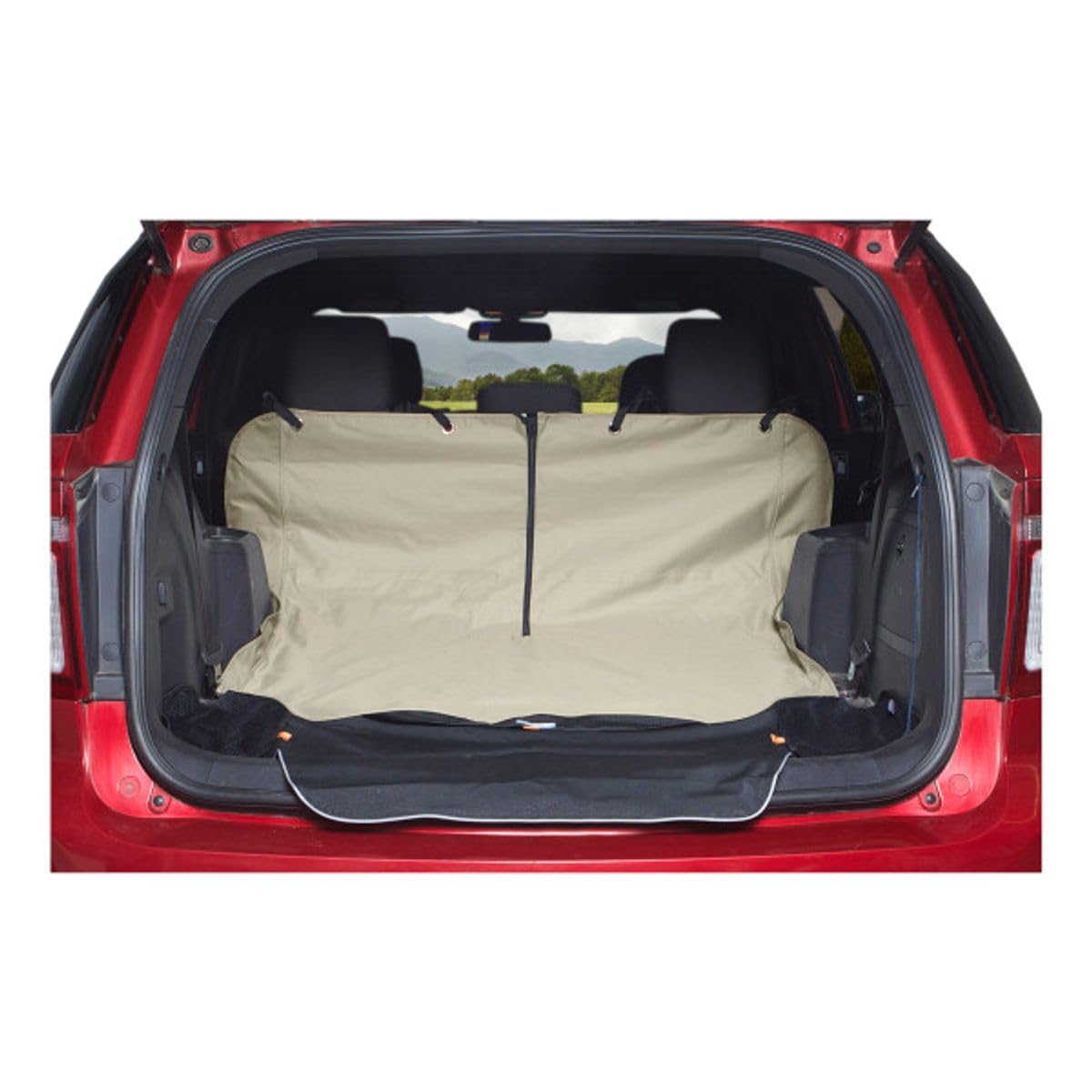 Kurgo Cargo Cape – Housse Protection Coffre Voiture Chien, Imperméable, Anti-Déchirure, Gris Foncé, Taille Universelle