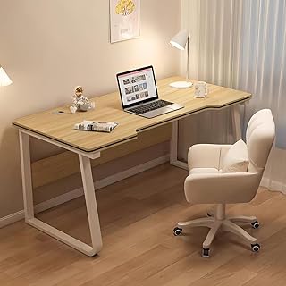 Schreibtisch Gaming Computer Schreibtisch Studenten Kunst Modern Einfacher Stil PC Tisch Holz Arbeitsplatz für Zuhause Büro
