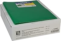 Vista 18 de Portafolios de poliéster pesado con dos compartimentos, de C-Line, Blanco