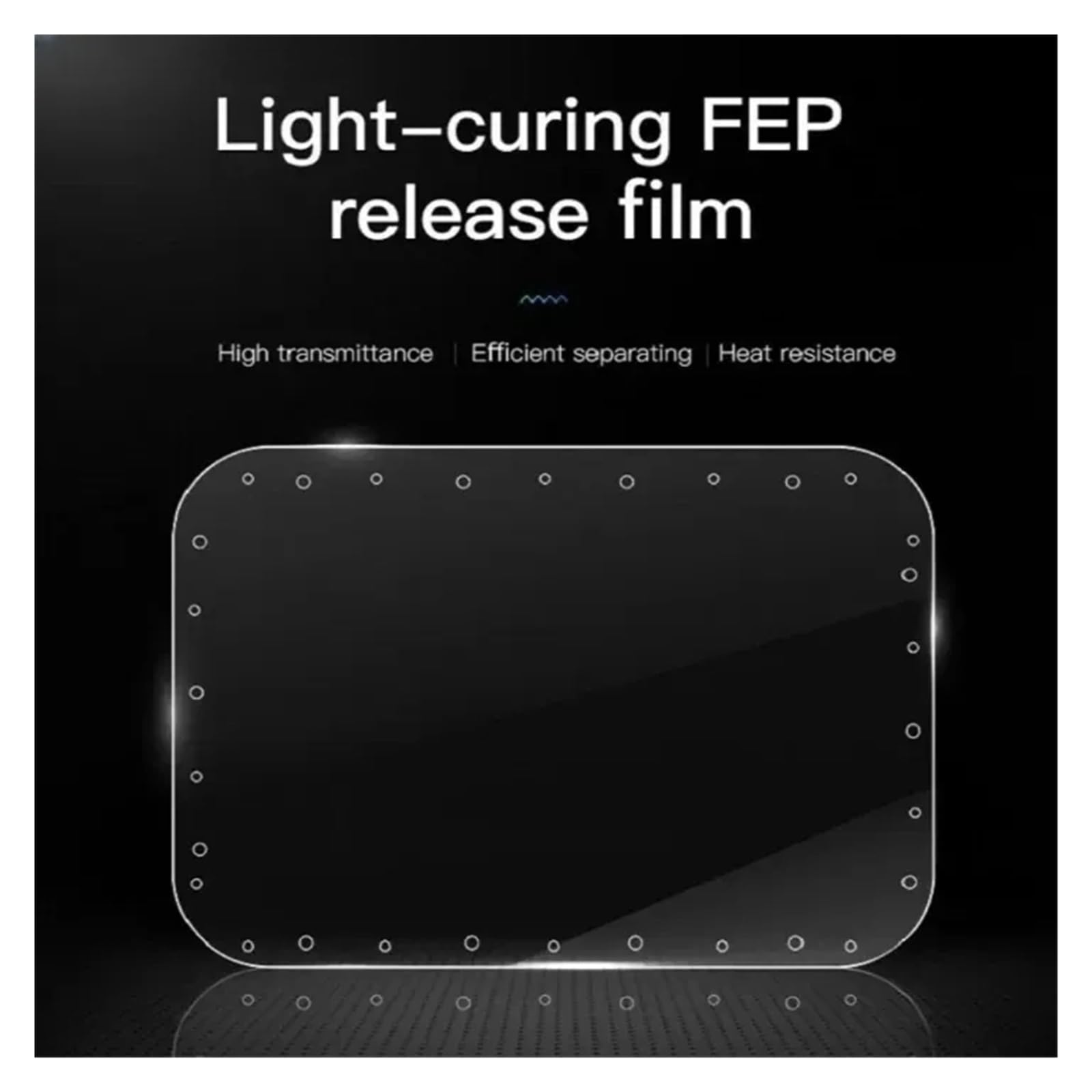 Película FEP, Hoja De Sustitución Resistente Al Calor 266 ×190 ×0,15mm | La Impresora 3D De Resina Compatible Con Creality HALOT-SKY, LD-006(5PCS)