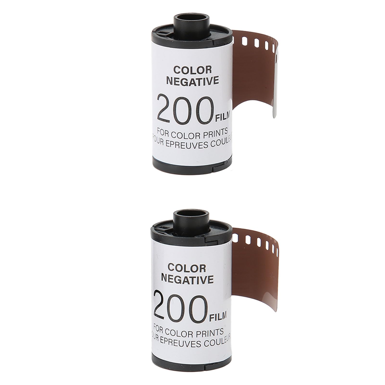 2 rullini di pellicola a colori per macchina fotografica 35 mm ISO 200, pellicola negativa a colori HD ad alta saturazione per fotocamere 135, 8 esposizioni per rullino con