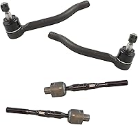 Vista 28 de TRQ Juego de varillas de acoplamiento delanteras interiores y exteriores, 4 piezas, compatibles con Infiniti G35 03-09 Nissan 350Z 2003-2007