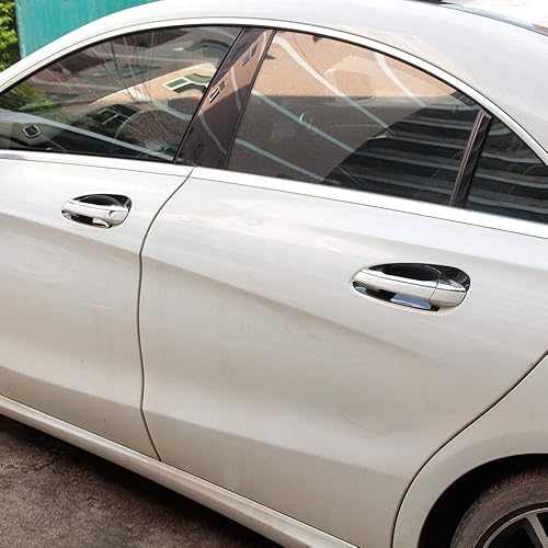 Miniatura 6 de Fibra de carbono coche exterior puerta Bowl Trim para Mercedes Benz GLK GL ML C Clase W204 X204 Accesorios de coche