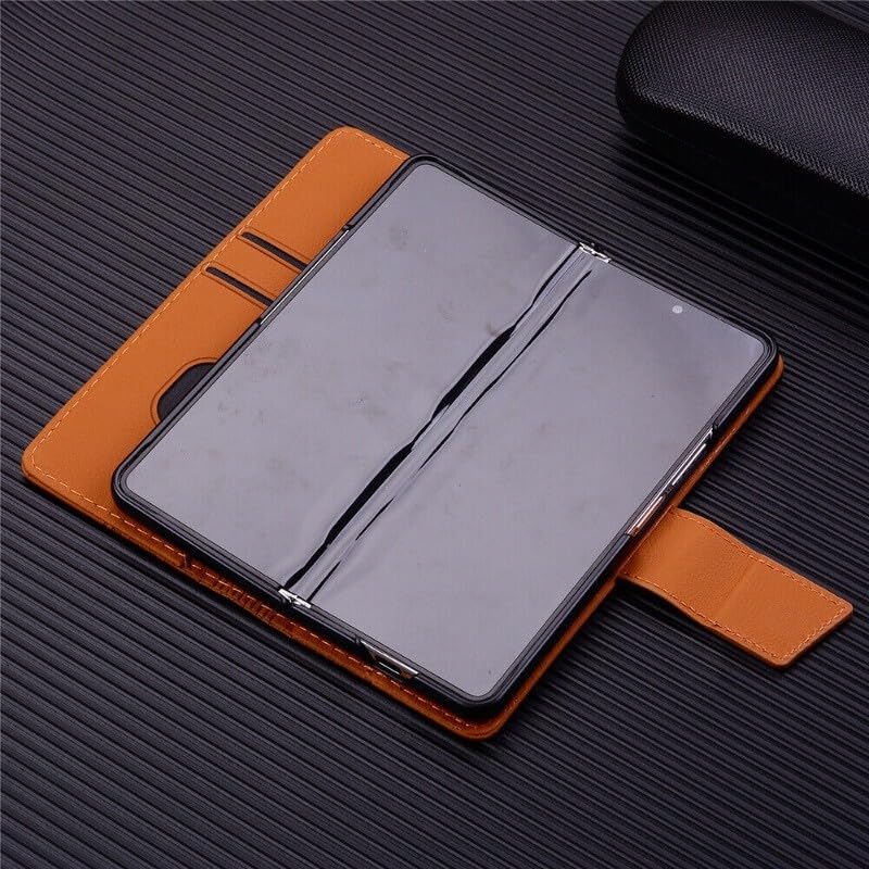 Étui portefeuille Z Fold 6 marron idéal pour vos déplacements - 4