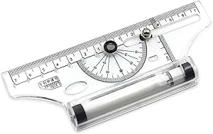 Amazon.com : Universal Parallel Ruler Plastic Measuring Rolling Ruler ...
