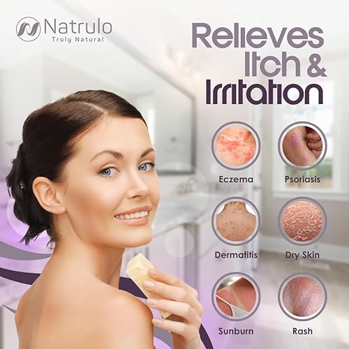 Miniatura 2 de Barra de jabón para eczema para cara y cuerpo – Dermatitis totalmente natural, solución de psoriasis para alivio de la piel seca y escamosa –