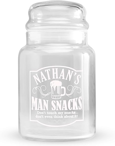 personalized treat jar